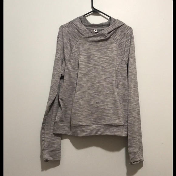 NWT Yogalicious Gray Combo Pullover Hoodie XL - Picture 3 of 7